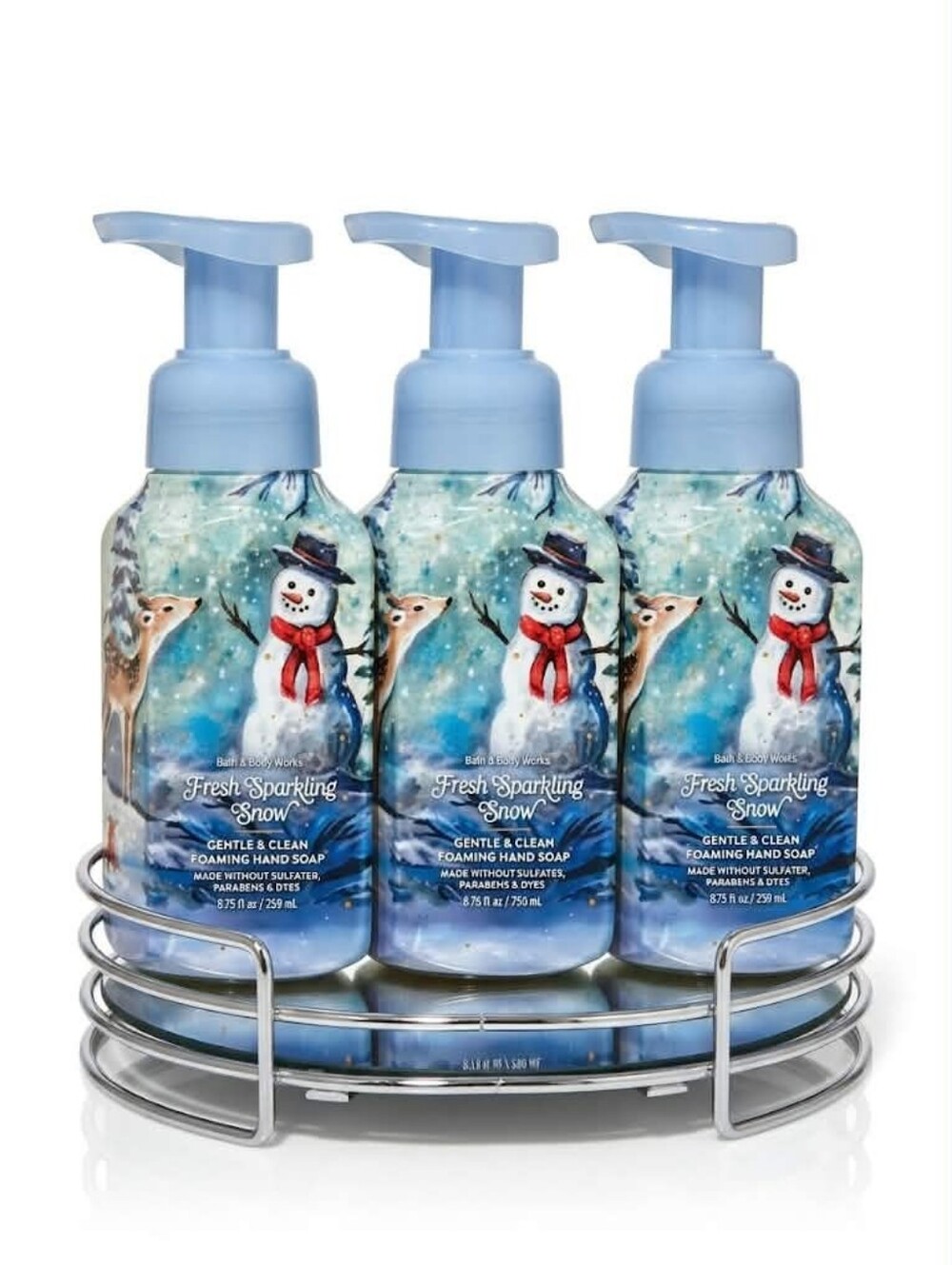 Bath & Body Works 3 Fresh Sparkling Snow Soaps SOLDOUT Online RETIRED